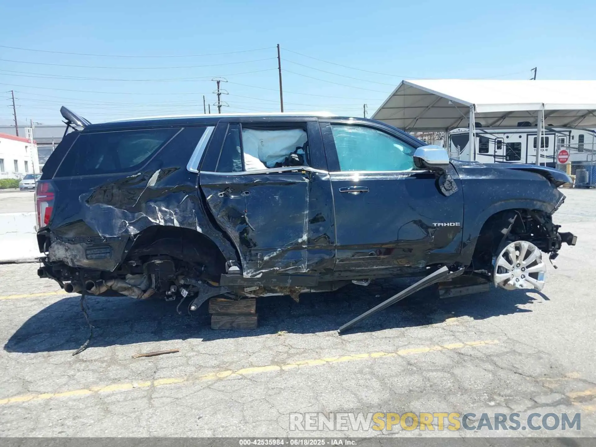 12 Photograph of a damaged car 1GNSCSKD0MR108266 CHEVROLET TAHOE 2021