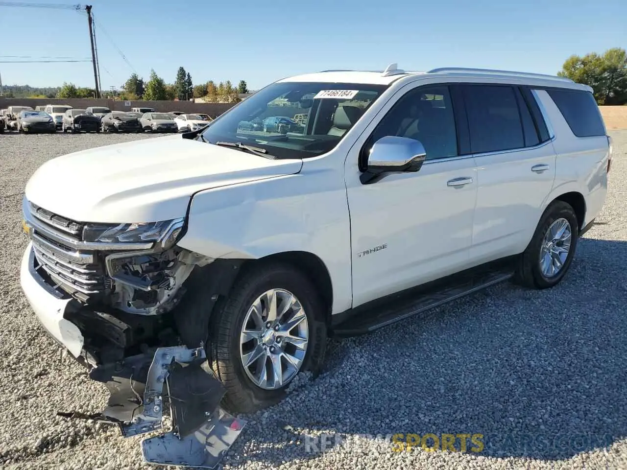 1 Photograph of a damaged car 1GNSCSKD0MR353889 CHEVROLET TAHOE 2021