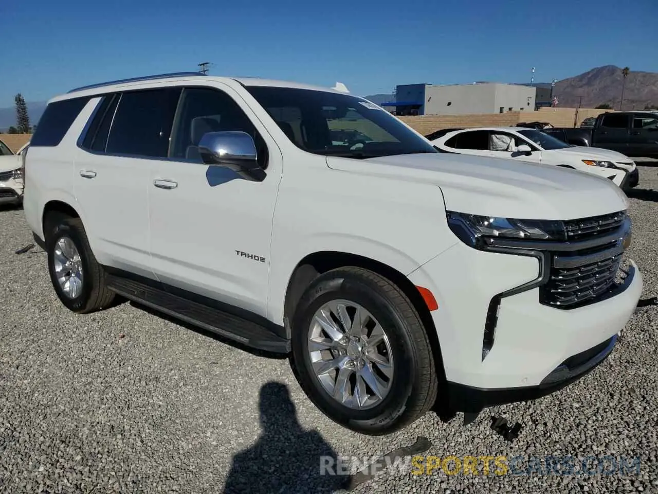 4 Photograph of a damaged car 1GNSCSKD0MR353889 CHEVROLET TAHOE 2021