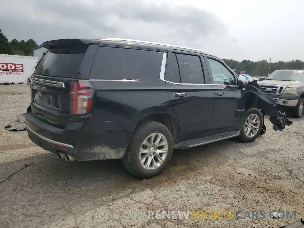3 Photograph of a damaged car 1GNSCSKD1MR104260 CHEVROLET TAHOE 2021