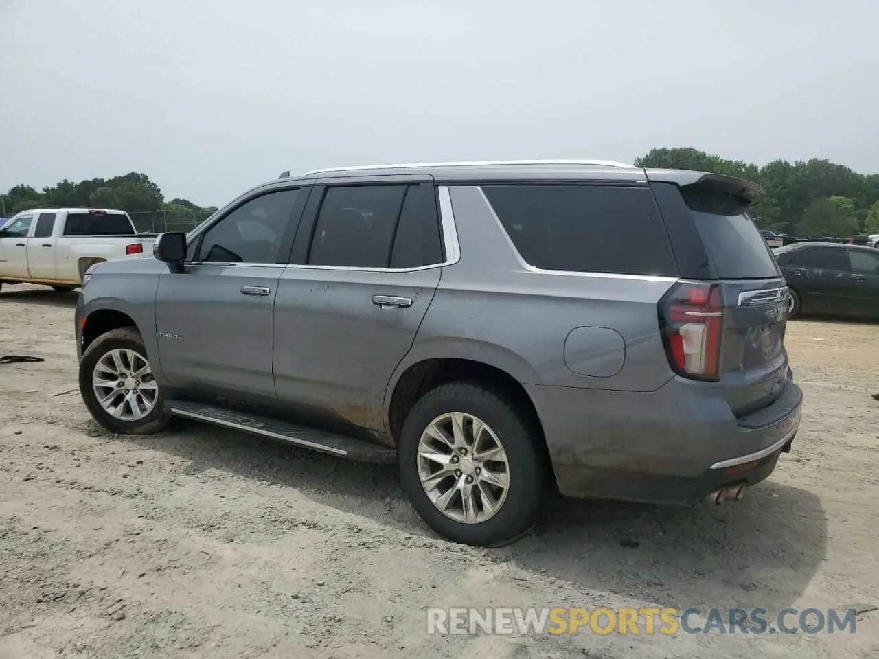 2 Photograph of a damaged car 1GNSCSKD4MR363356 CHEVROLET TAHOE 2021