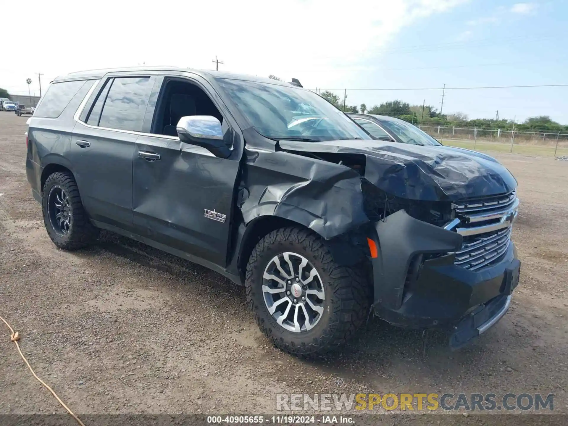 1 Photograph of a damaged car 1GNSCSKD9MR103177 CHEVROLET TAHOE 2021