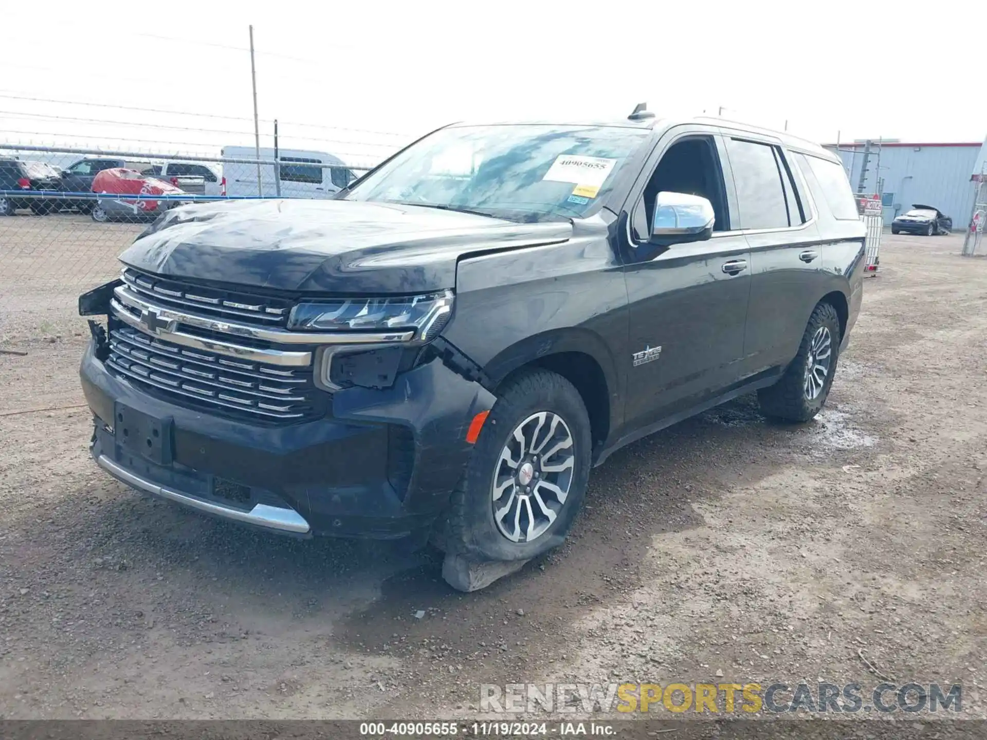 2 Photograph of a damaged car 1GNSCSKD9MR103177 CHEVROLET TAHOE 2021