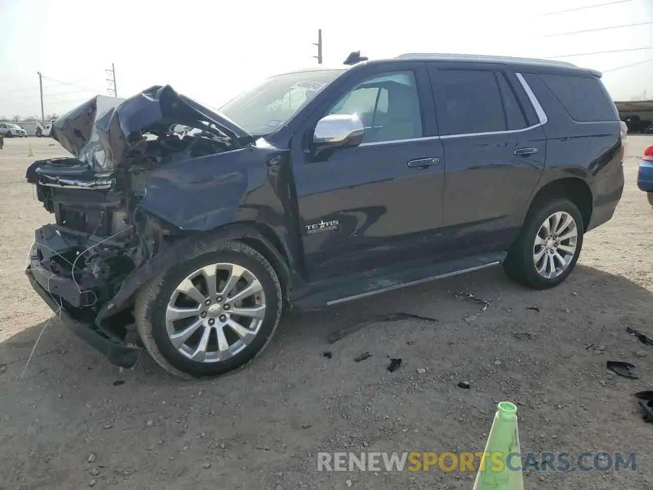 1 Photograph of a damaged car 1GNSCSKD9MR150712 CHEVROLET TAHOE 2021