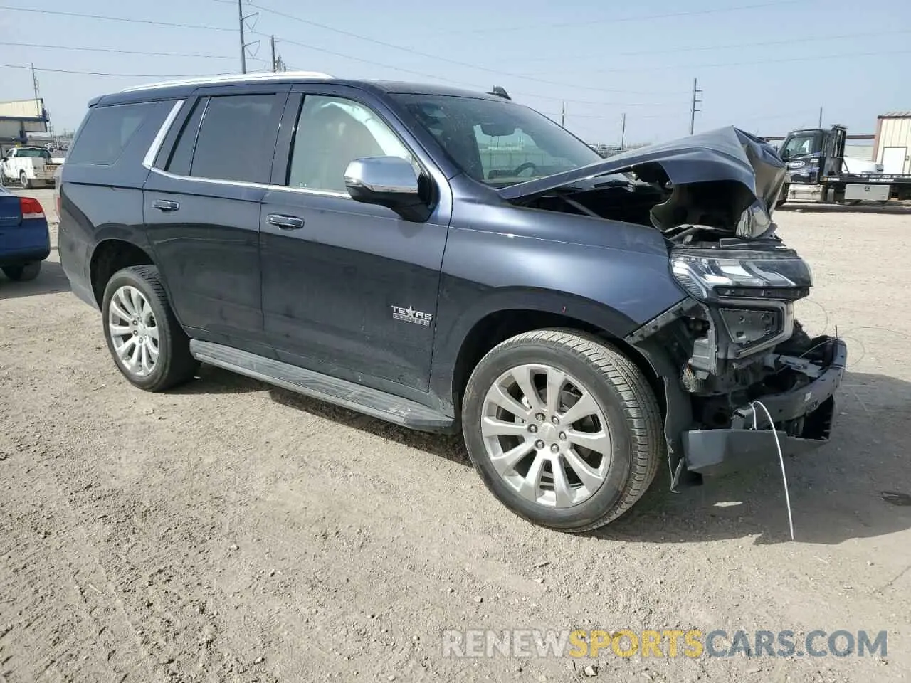 4 Photograph of a damaged car 1GNSCSKD9MR150712 CHEVROLET TAHOE 2021