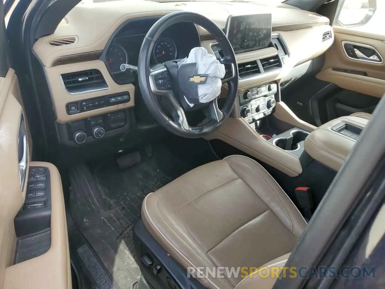 8 Photograph of a damaged car 1GNSCSKD9MR150712 CHEVROLET TAHOE 2021