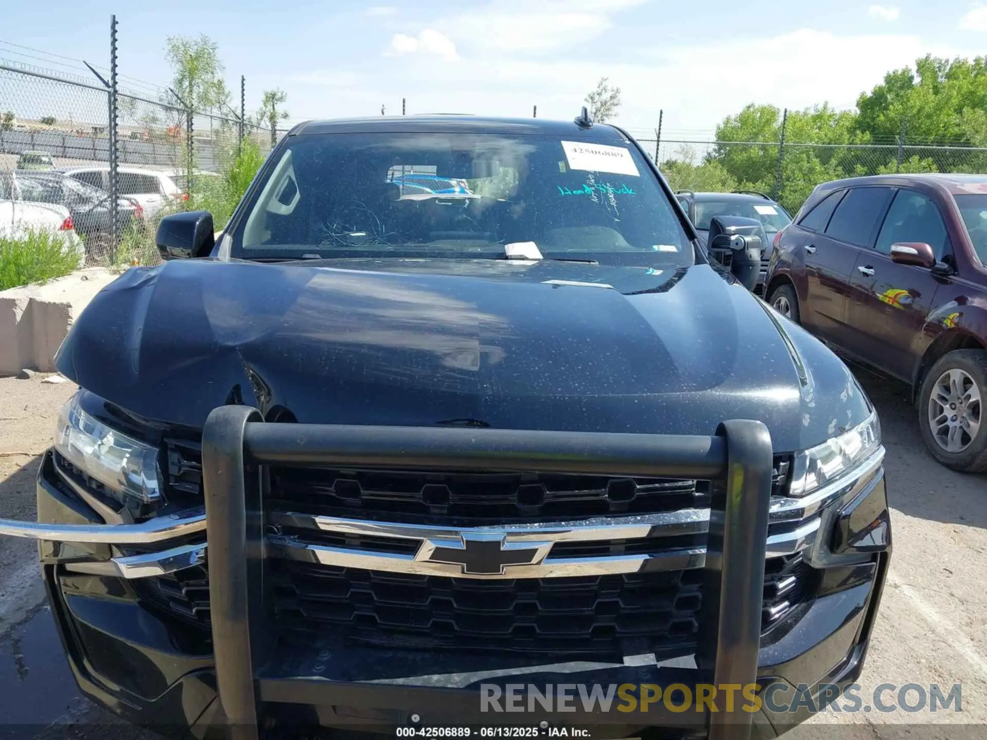 10 Photograph of a damaged car 1GNSKLED2MR328447 CHEVROLET TAHOE 2021