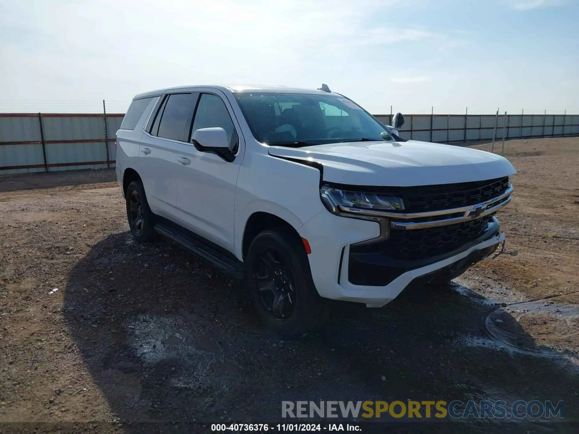1 Photograph of a damaged car 1GNSKLED2MR374859 CHEVROLET TAHOE 2021