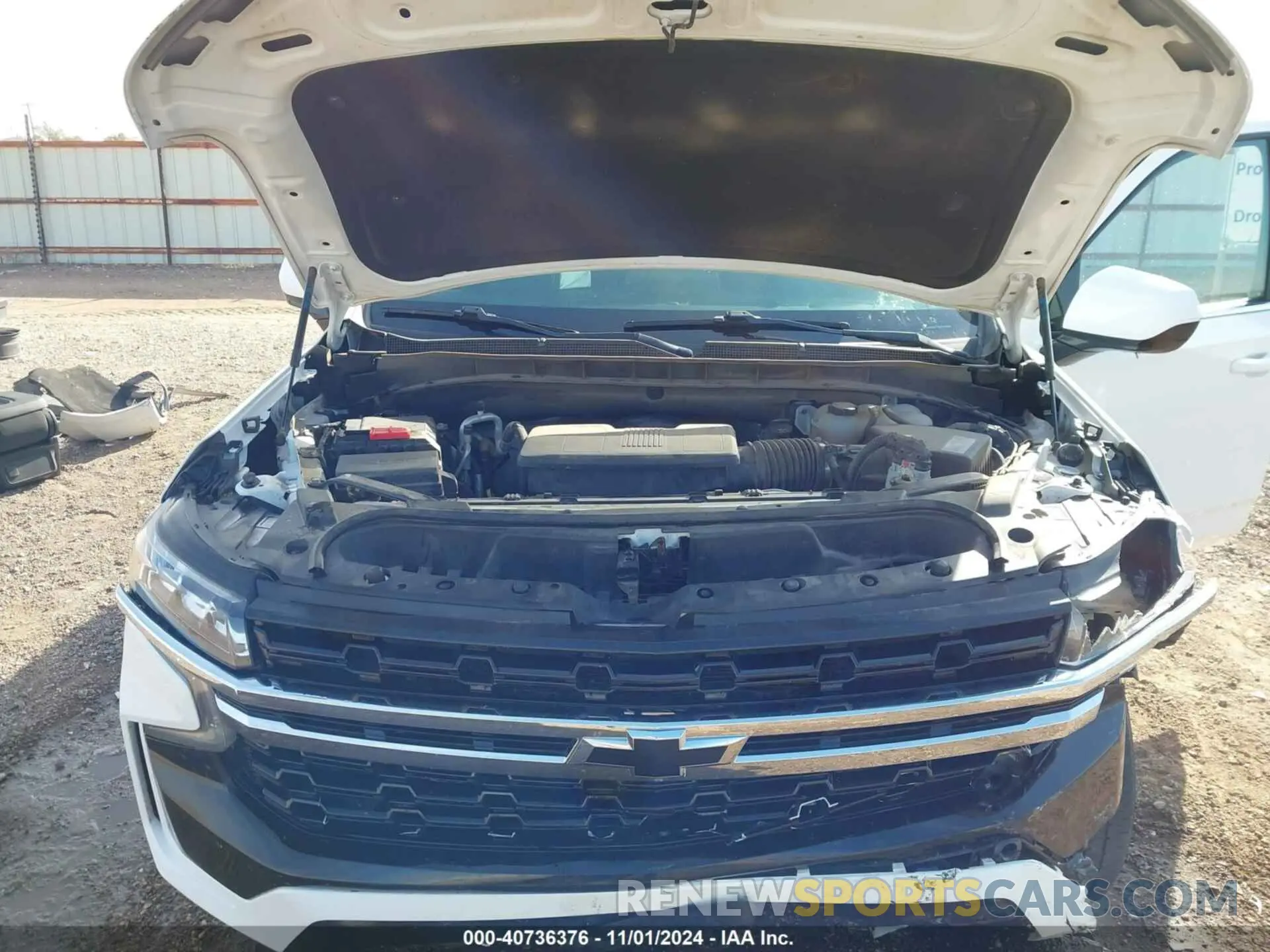 10 Photograph of a damaged car 1GNSKLED2MR374859 CHEVROLET TAHOE 2021