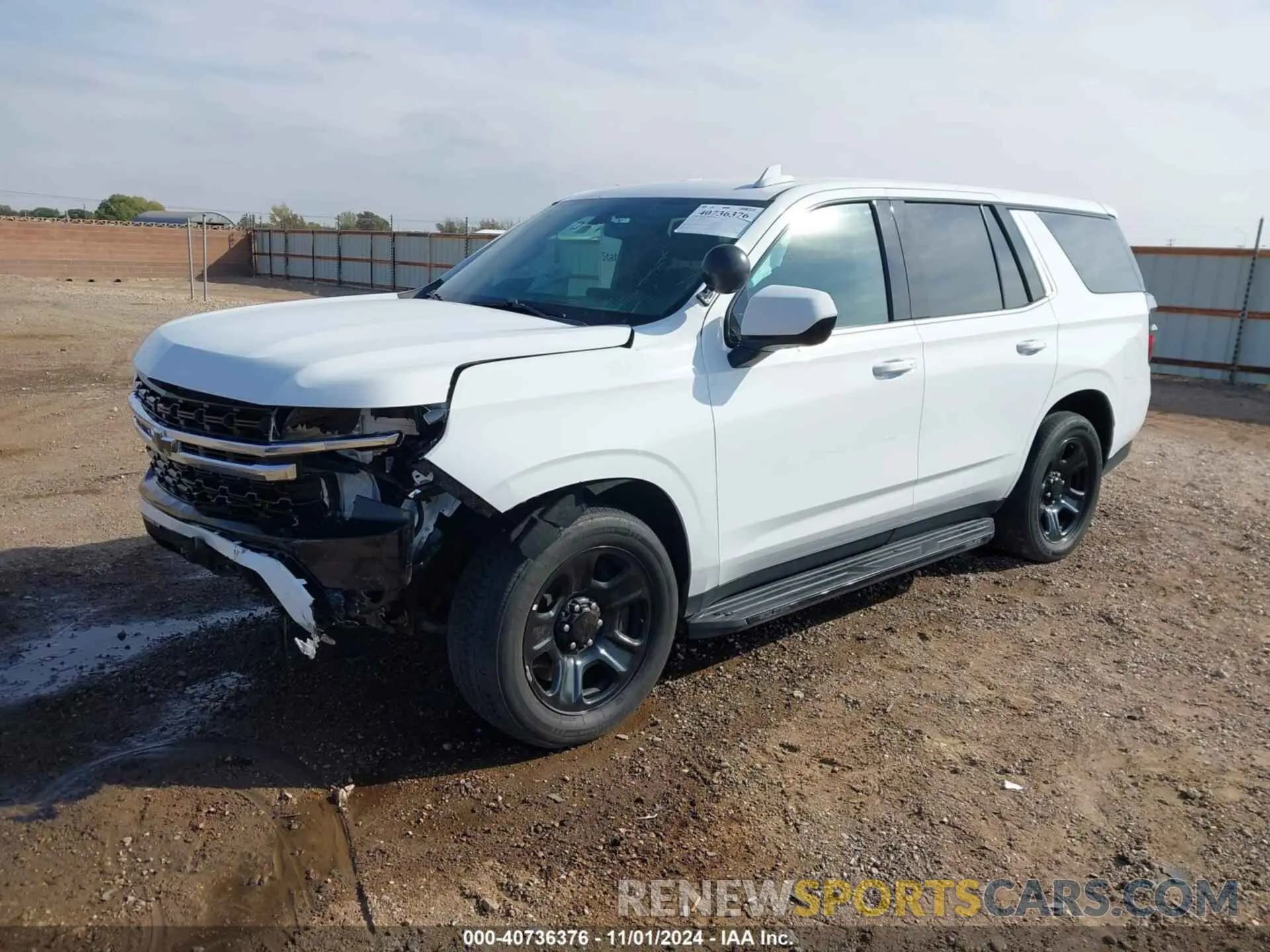 2 Photograph of a damaged car 1GNSKLED2MR374859 CHEVROLET TAHOE 2021