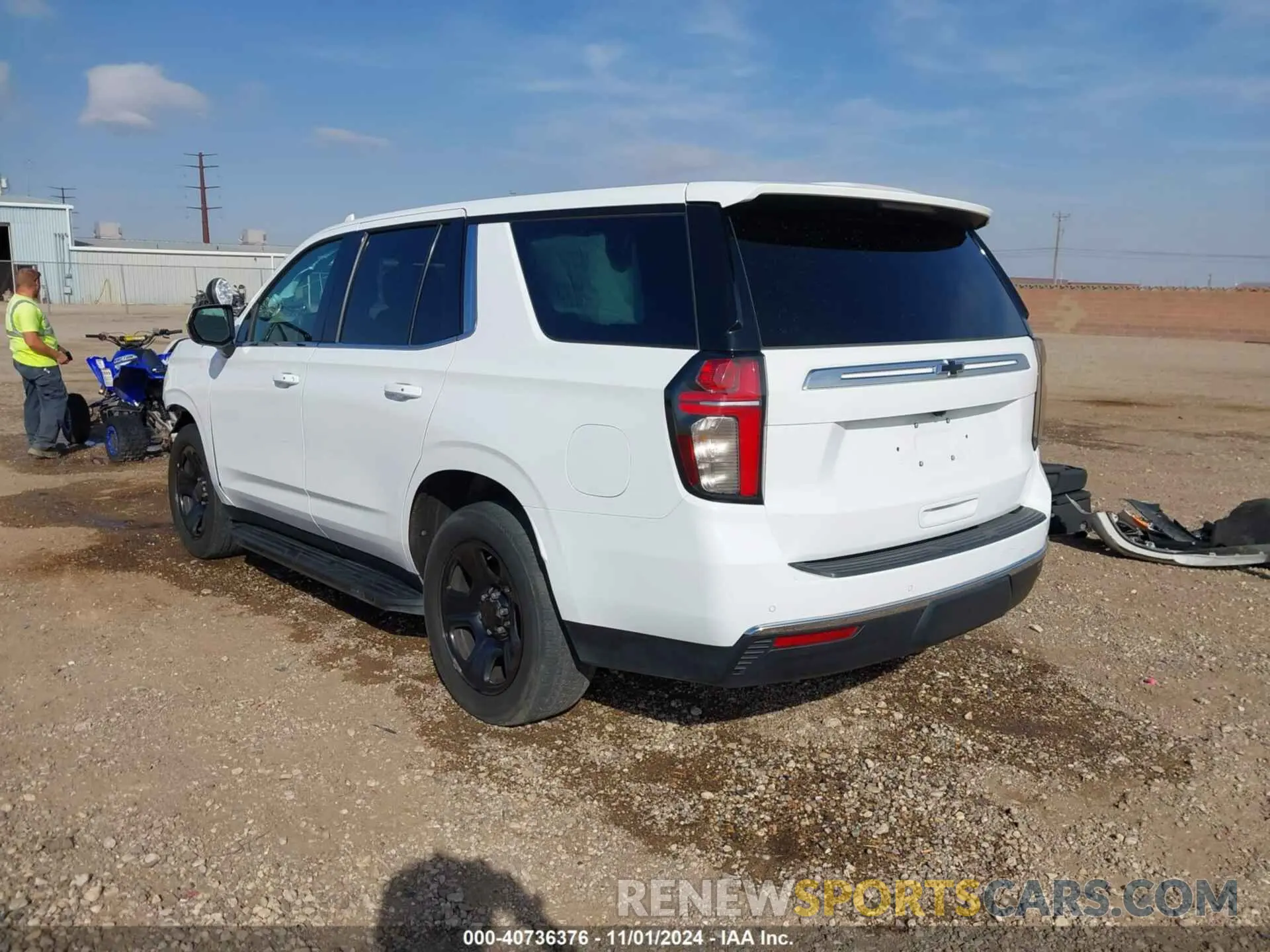 3 Photograph of a damaged car 1GNSKLED2MR374859 CHEVROLET TAHOE 2021