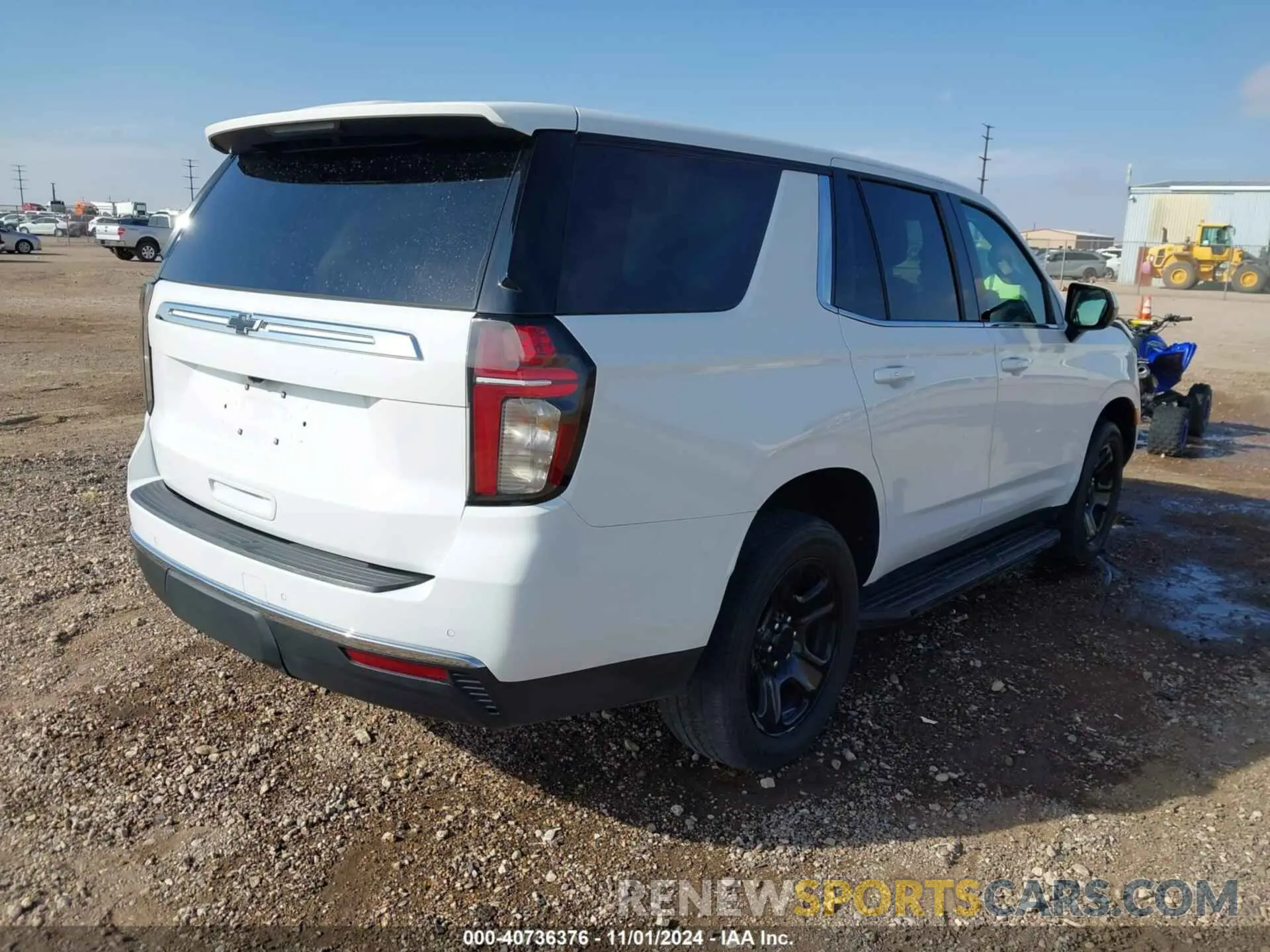 4 Photograph of a damaged car 1GNSKLED2MR374859 CHEVROLET TAHOE 2021