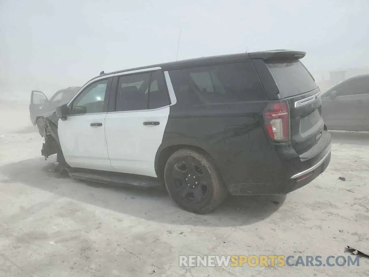 2 Photograph of a damaged car 1GNSKLED4MR375172 CHEVROLET TAHOE 2021