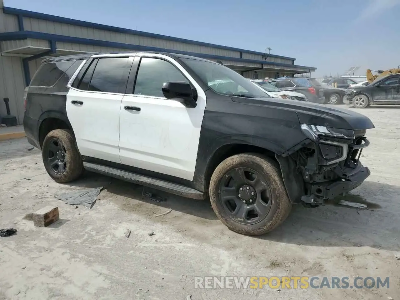 4 Photograph of a damaged car 1GNSKLED4MR375172 CHEVROLET TAHOE 2021