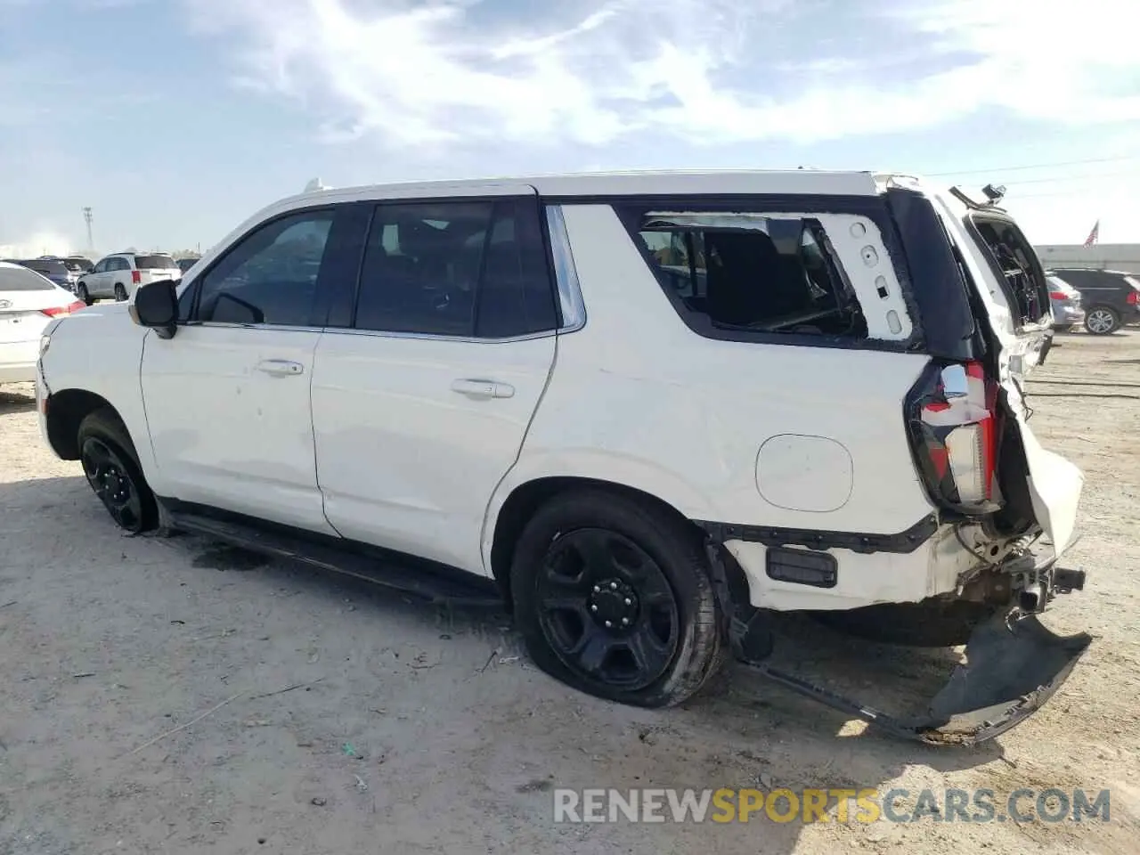 2 Photograph of a damaged car 1GNSKLED7MR310493 CHEVROLET TAHOE 2021