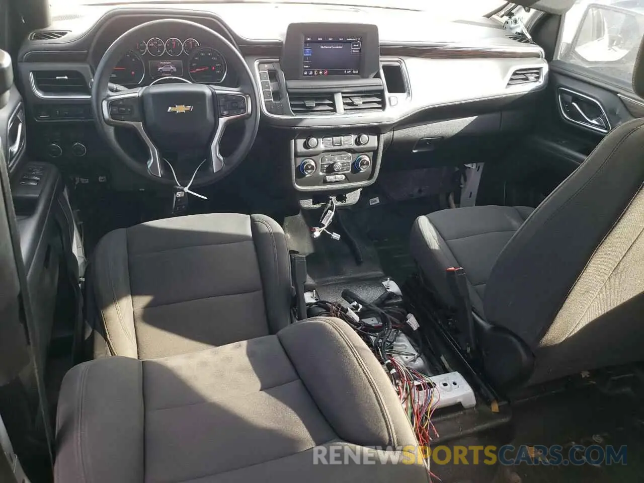 8 Photograph of a damaged car 1GNSKLED7MR310493 CHEVROLET TAHOE 2021