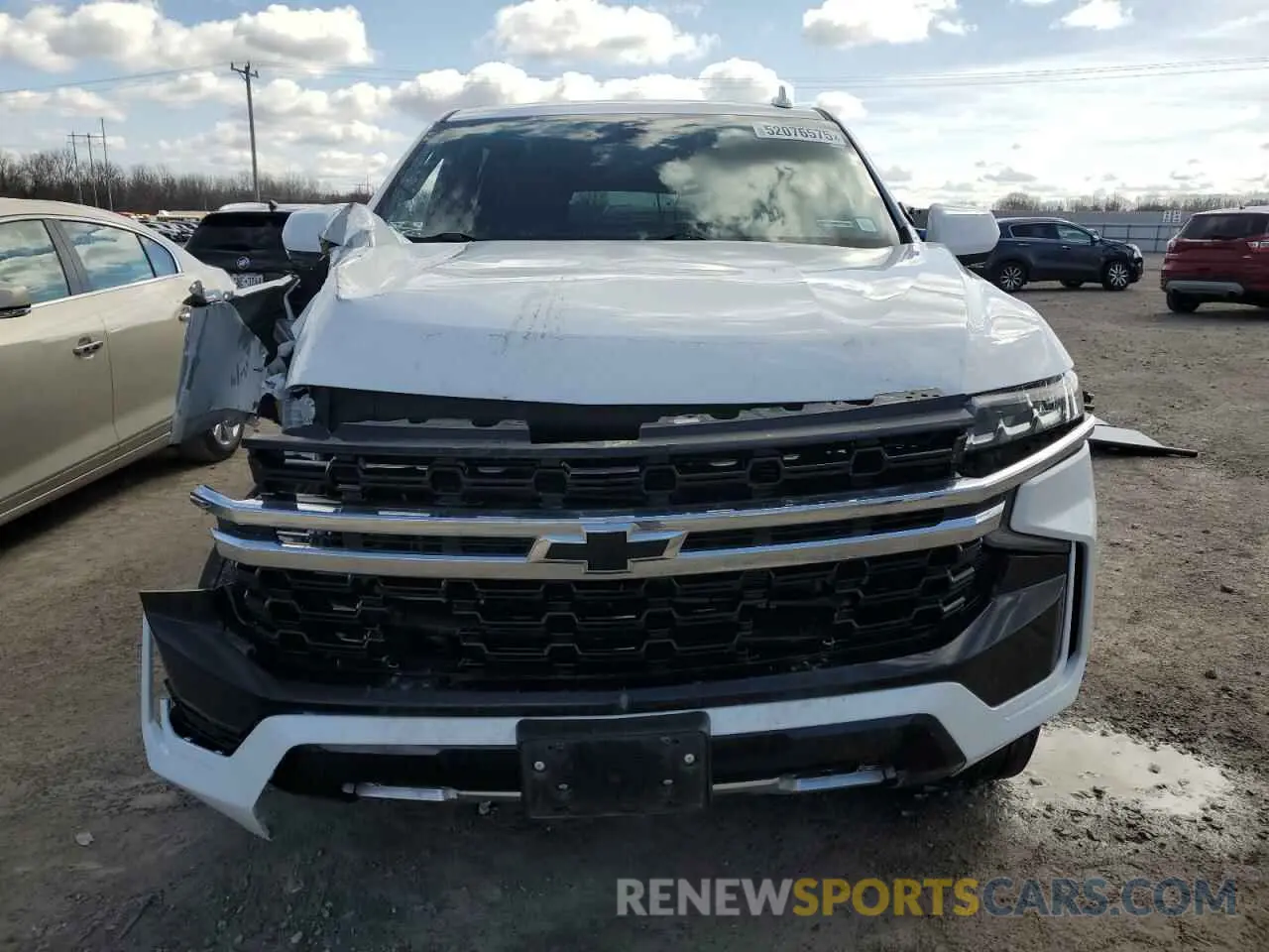 5 Photograph of a damaged car 1GNSKLED8MR266097 CHEVROLET TAHOE 2021