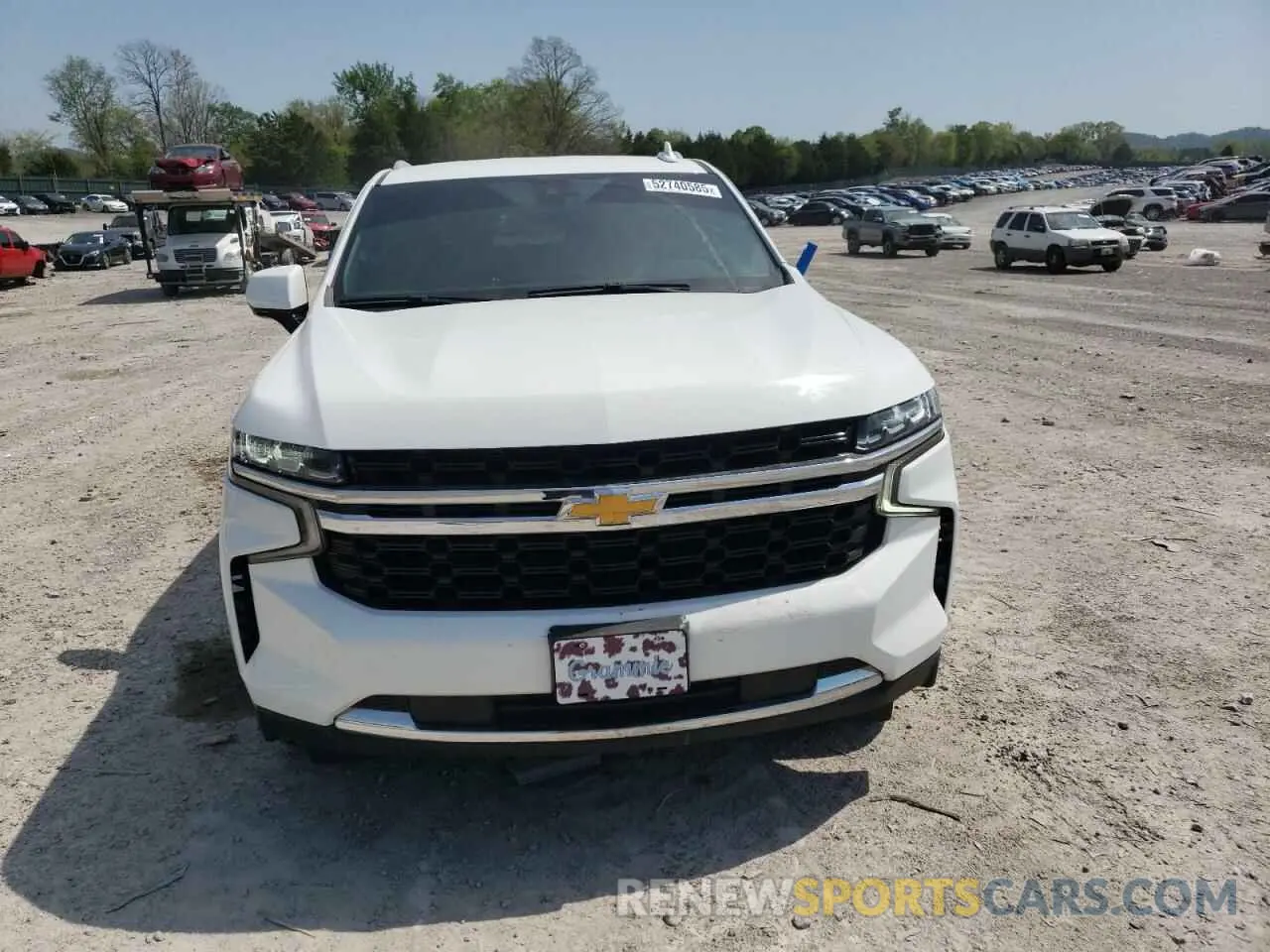 5 Photograph of a damaged car 1GNSKMKD0MR315982 CHEVROLET TAHOE 2021