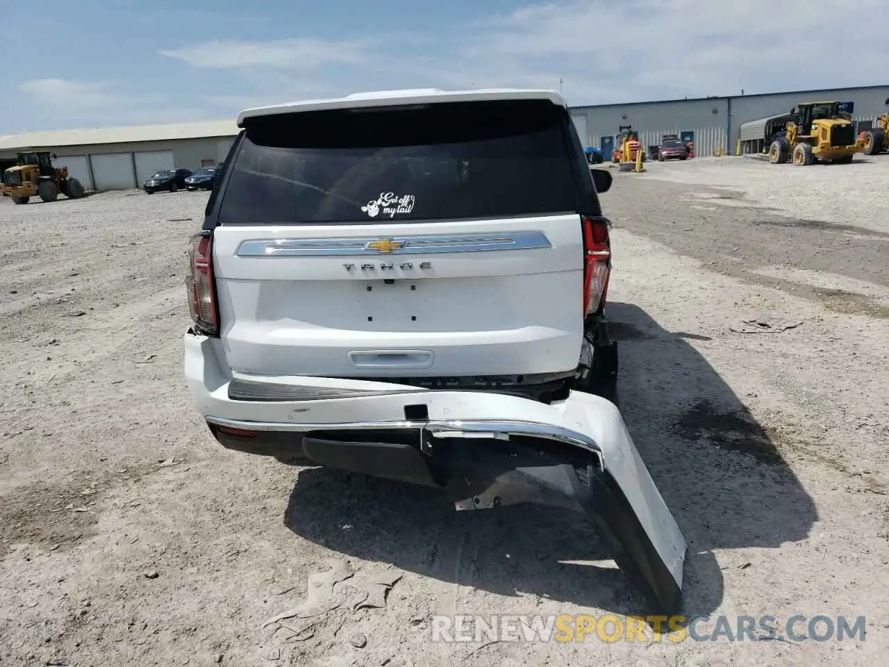 6 Photograph of a damaged car 1GNSKMKD0MR315982 CHEVROLET TAHOE 2021