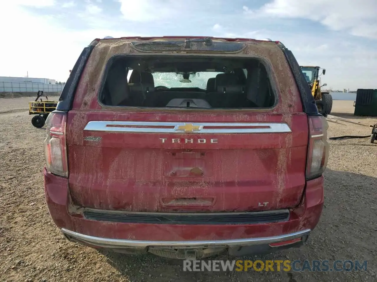 6 Photograph of a damaged car 1GNSKNKD1MR160347 CHEVROLET TAHOE 2021