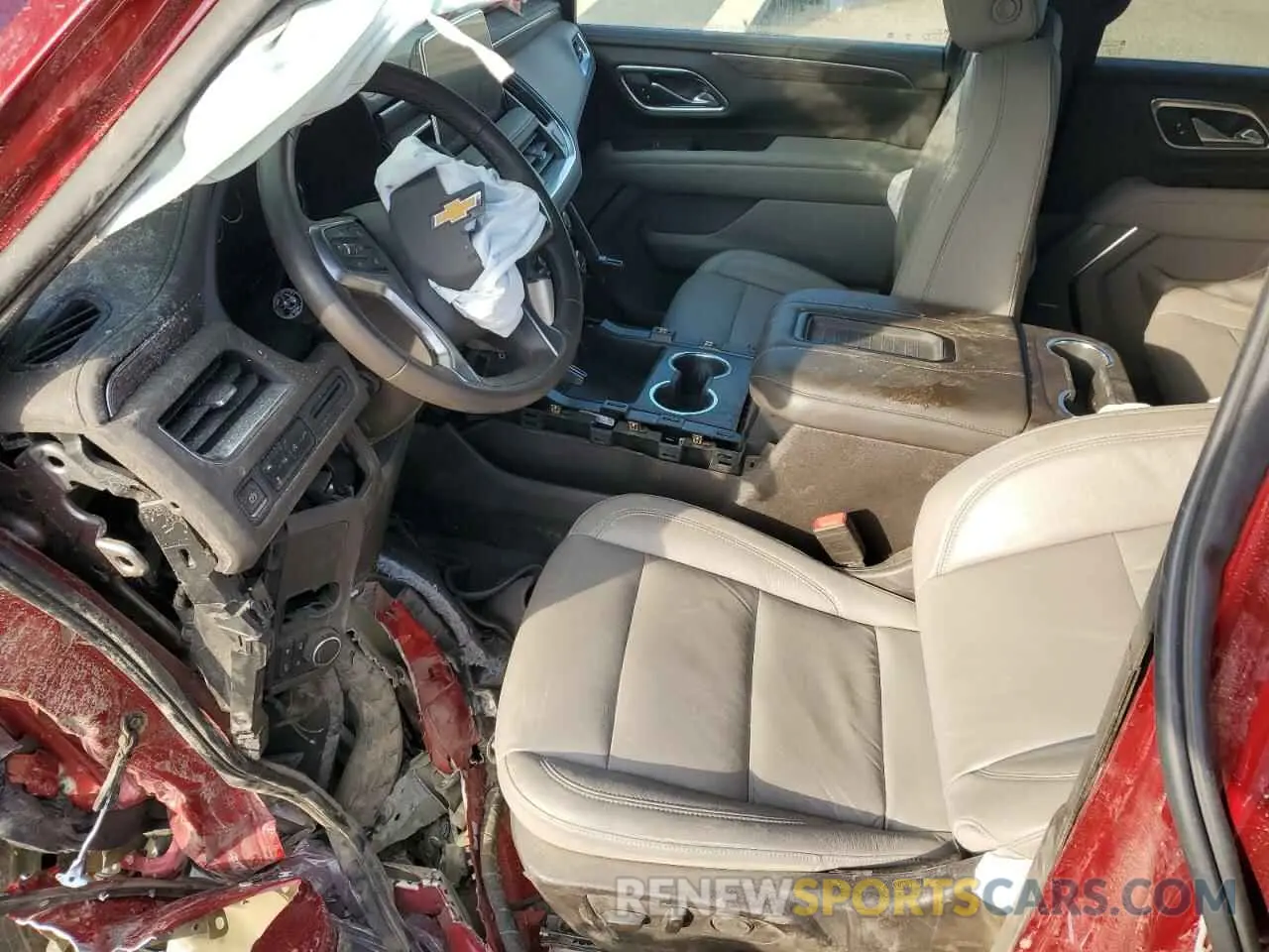 7 Photograph of a damaged car 1GNSKNKD1MR160347 CHEVROLET TAHOE 2021