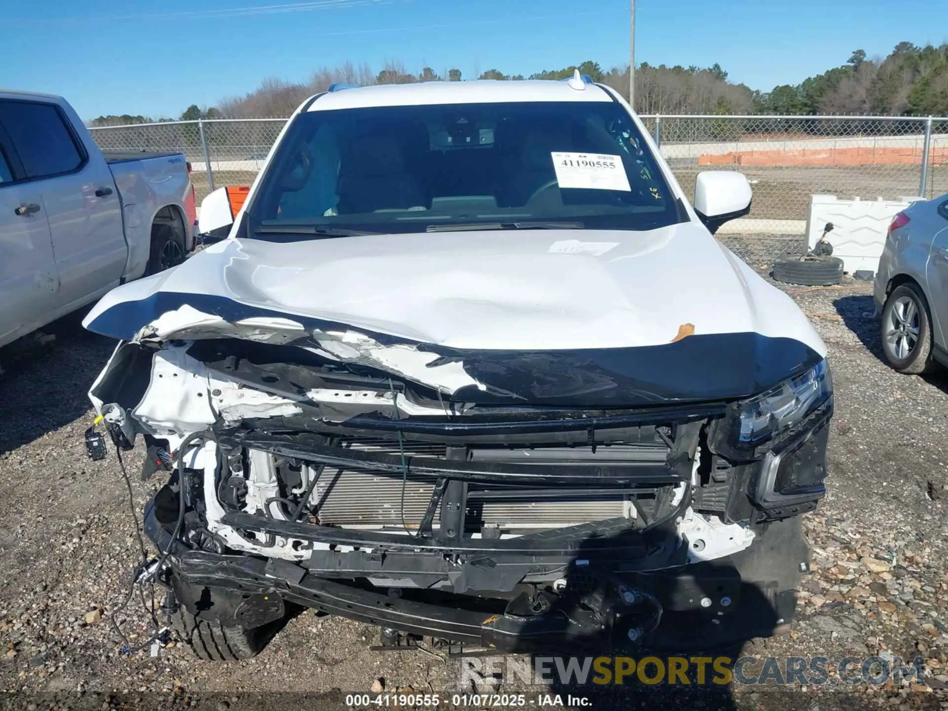 12 Photograph of a damaged car 1GNSKNKD1MR184194 CHEVROLET TAHOE 2021