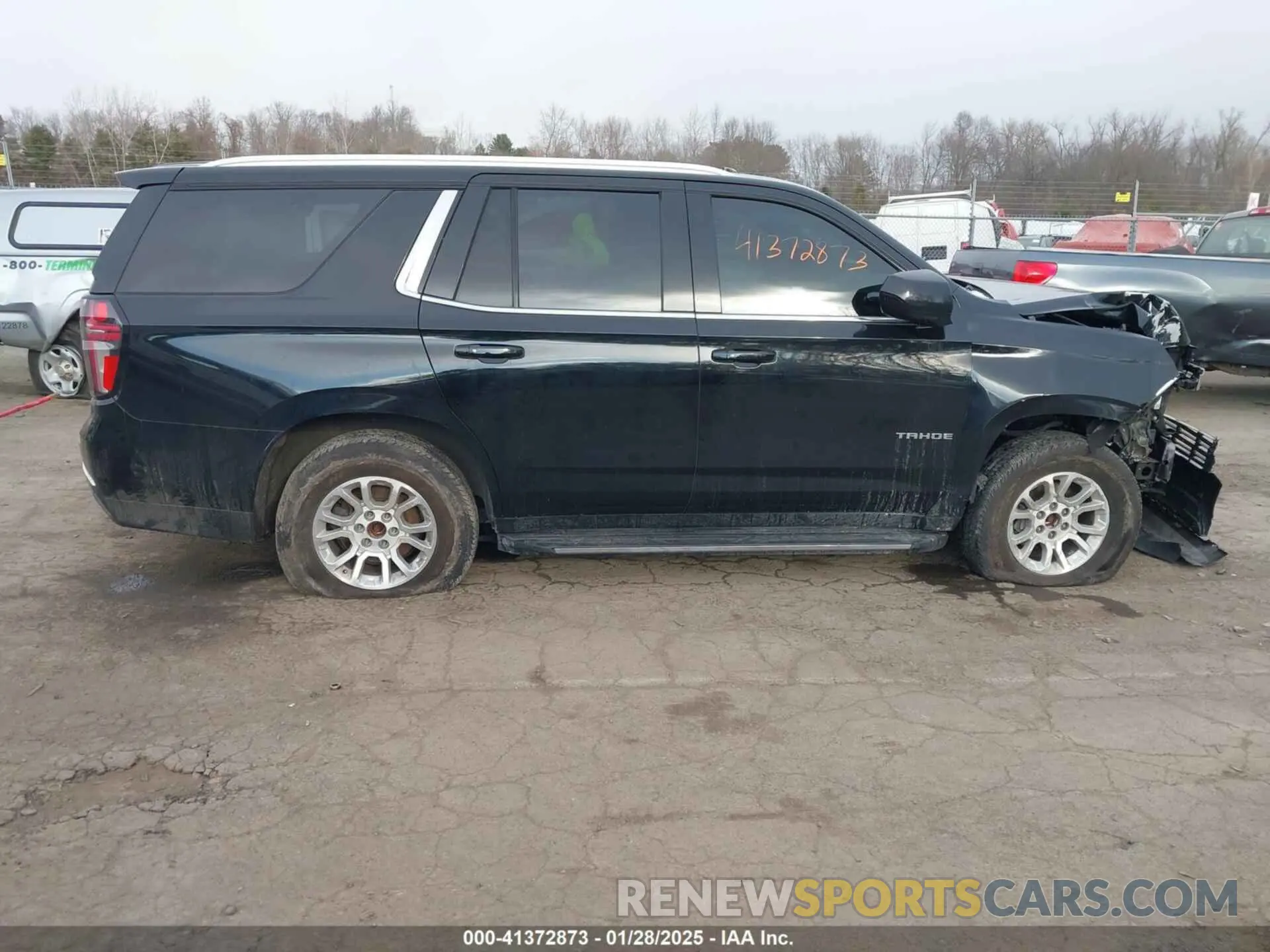 13 Photograph of a damaged car 1GNSKNKD2MR444988 CHEVROLET TAHOE 2021