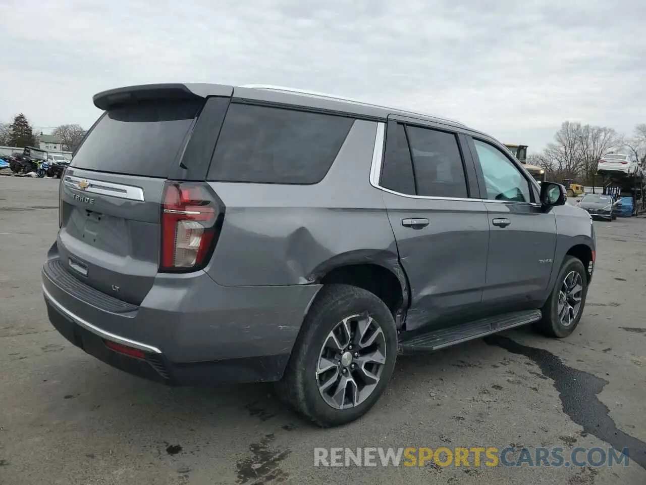3 Photograph of a damaged car 1GNSKNKD3MR263771 CHEVROLET TAHOE 2021