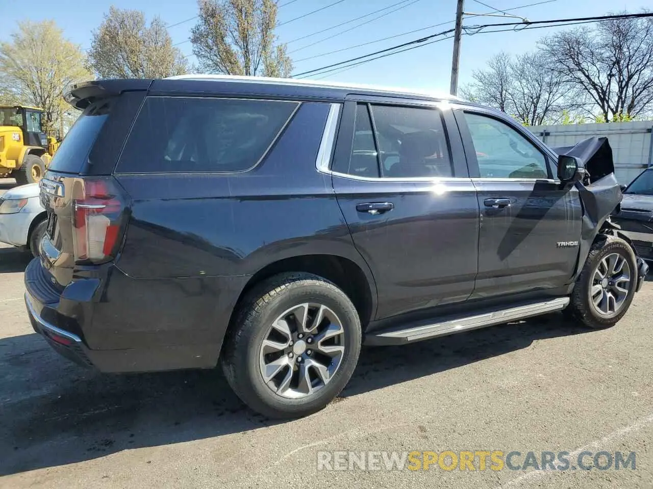 3 Photograph of a damaged car 1GNSKNKD4MR126368 CHEVROLET TAHOE 2021
