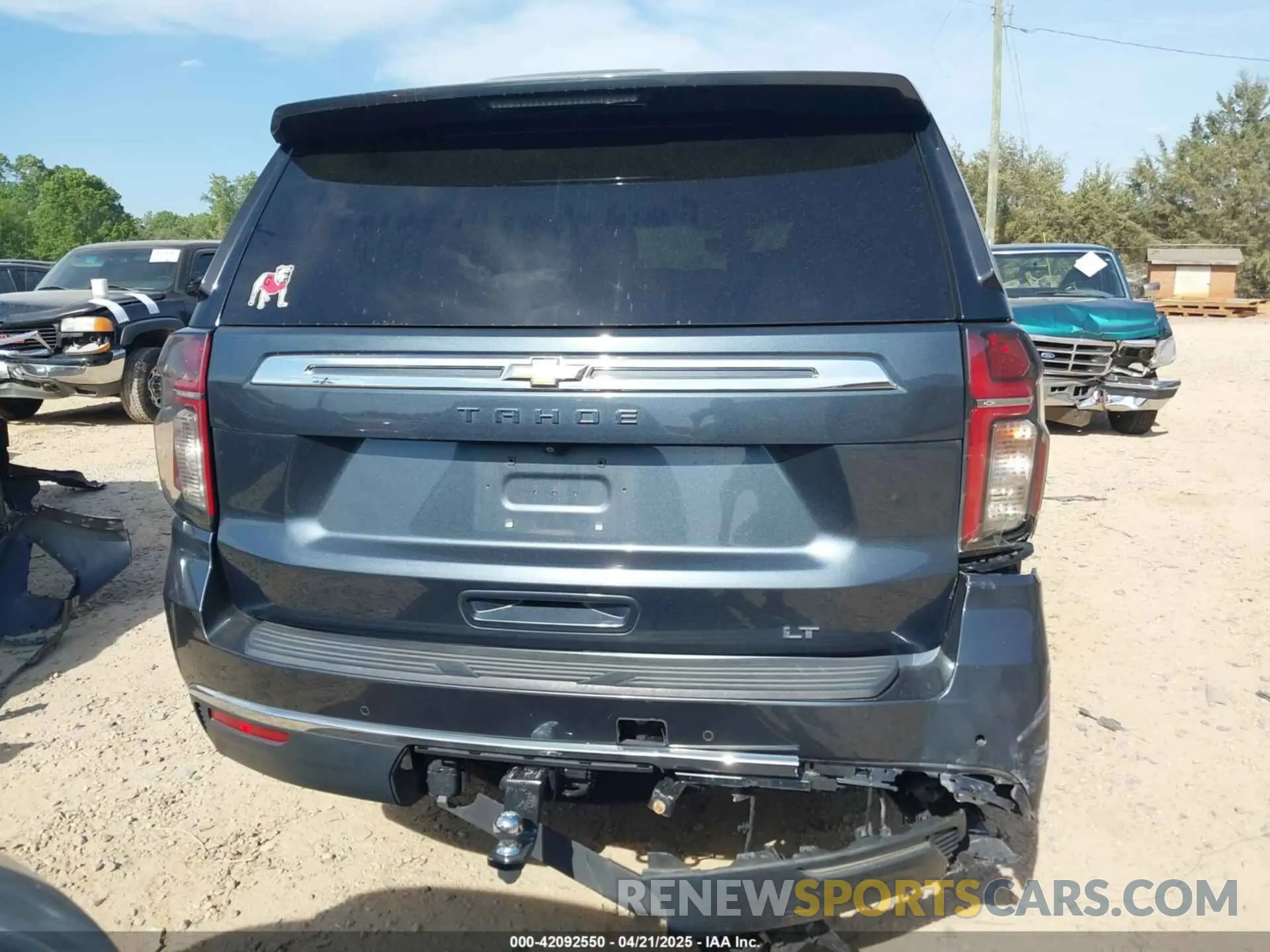 16 Photograph of a damaged car 1GNSKNKD4MR250981 CHEVROLET TAHOE 2021