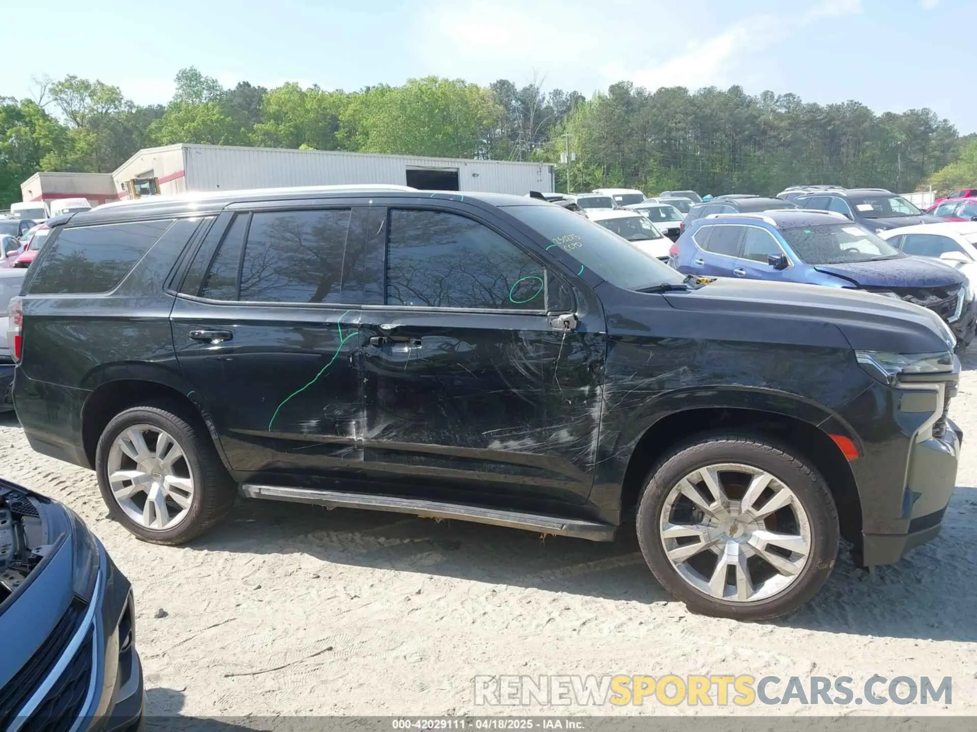 13 Photograph of a damaged car 1GNSKNKD4MR407053 CHEVROLET TAHOE 2021