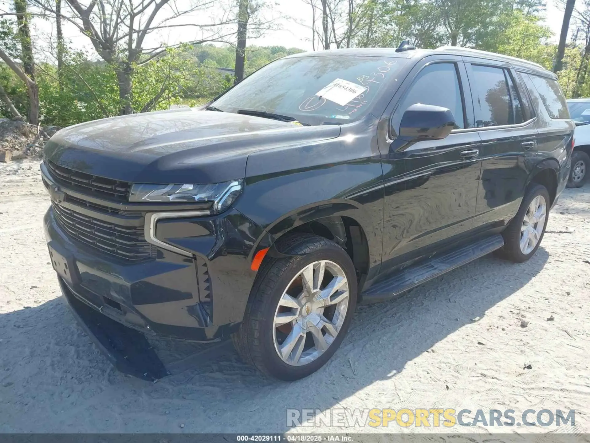 2 Photograph of a damaged car 1GNSKNKD4MR407053 CHEVROLET TAHOE 2021