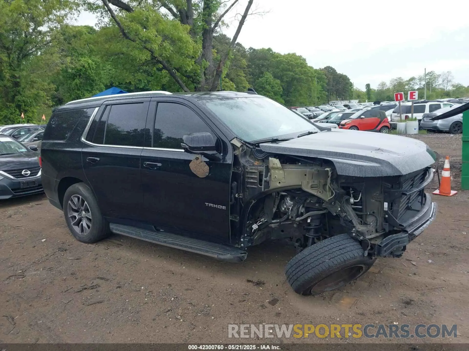 13 Photograph of a damaged car 1GNSKNKD6MR108714 CHEVROLET TAHOE 2021