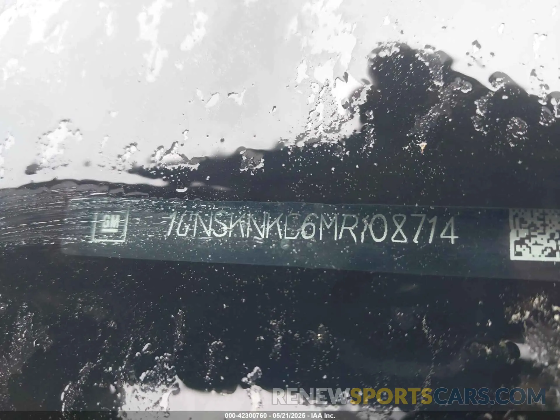 17 Photograph of a damaged car 1GNSKNKD6MR108714 CHEVROLET TAHOE 2021