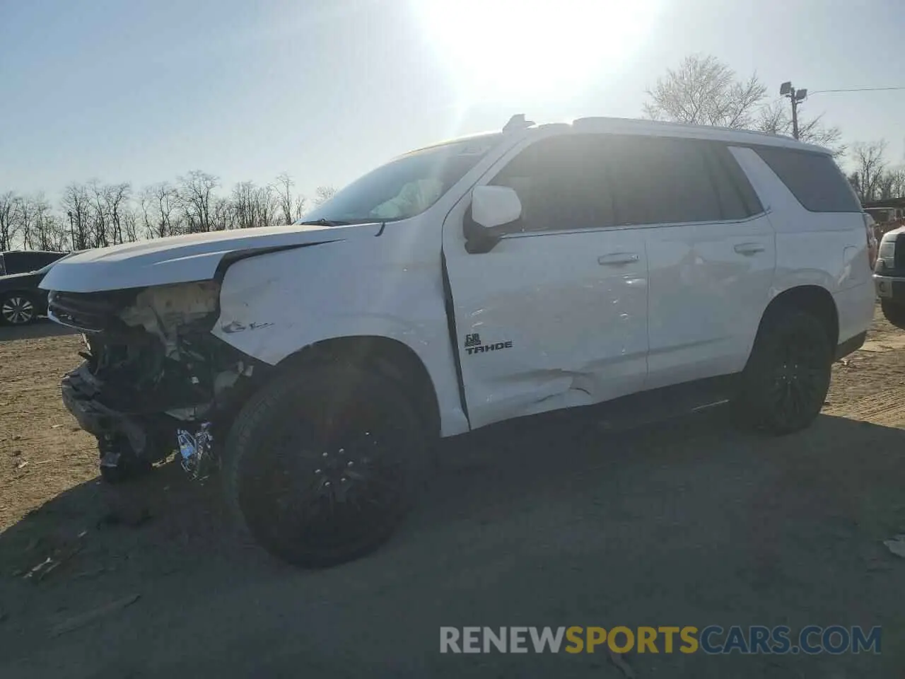 1 Photograph of a damaged car 1GNSKNKD6MR210773 CHEVROLET TAHOE 2021