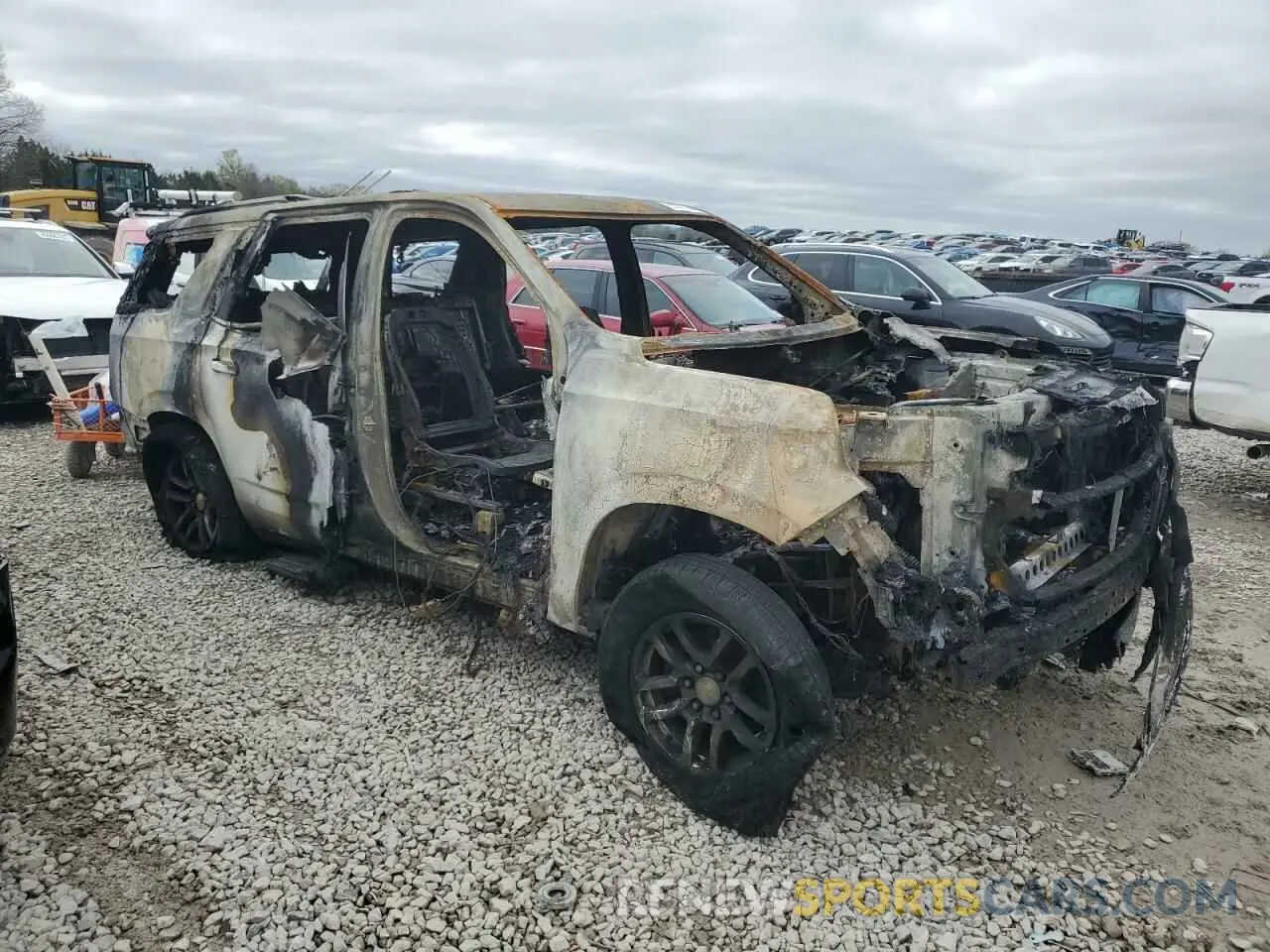 4 Photograph of a damaged car 1GNSKNKD7MR263725 CHEVROLET TAHOE 2021