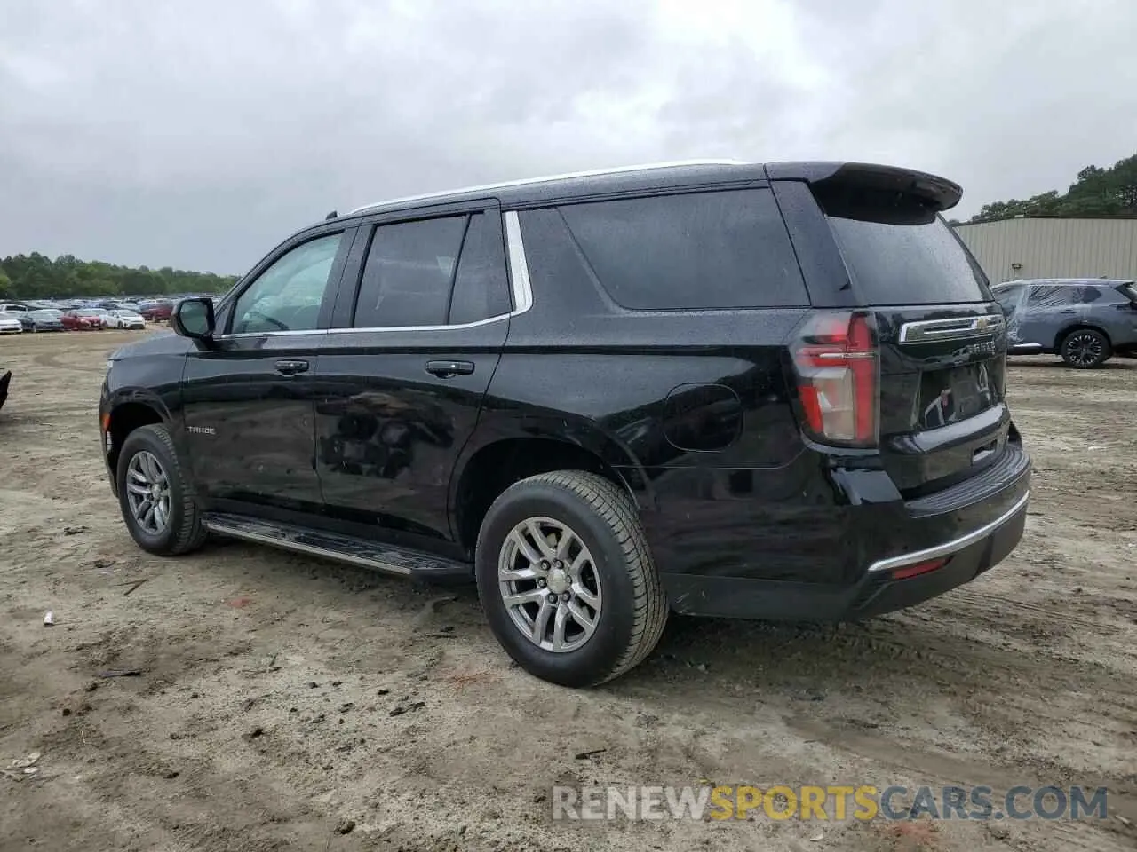 2 Photograph of a damaged car 1GNSKNKD7MR266933 CHEVROLET TAHOE 2021