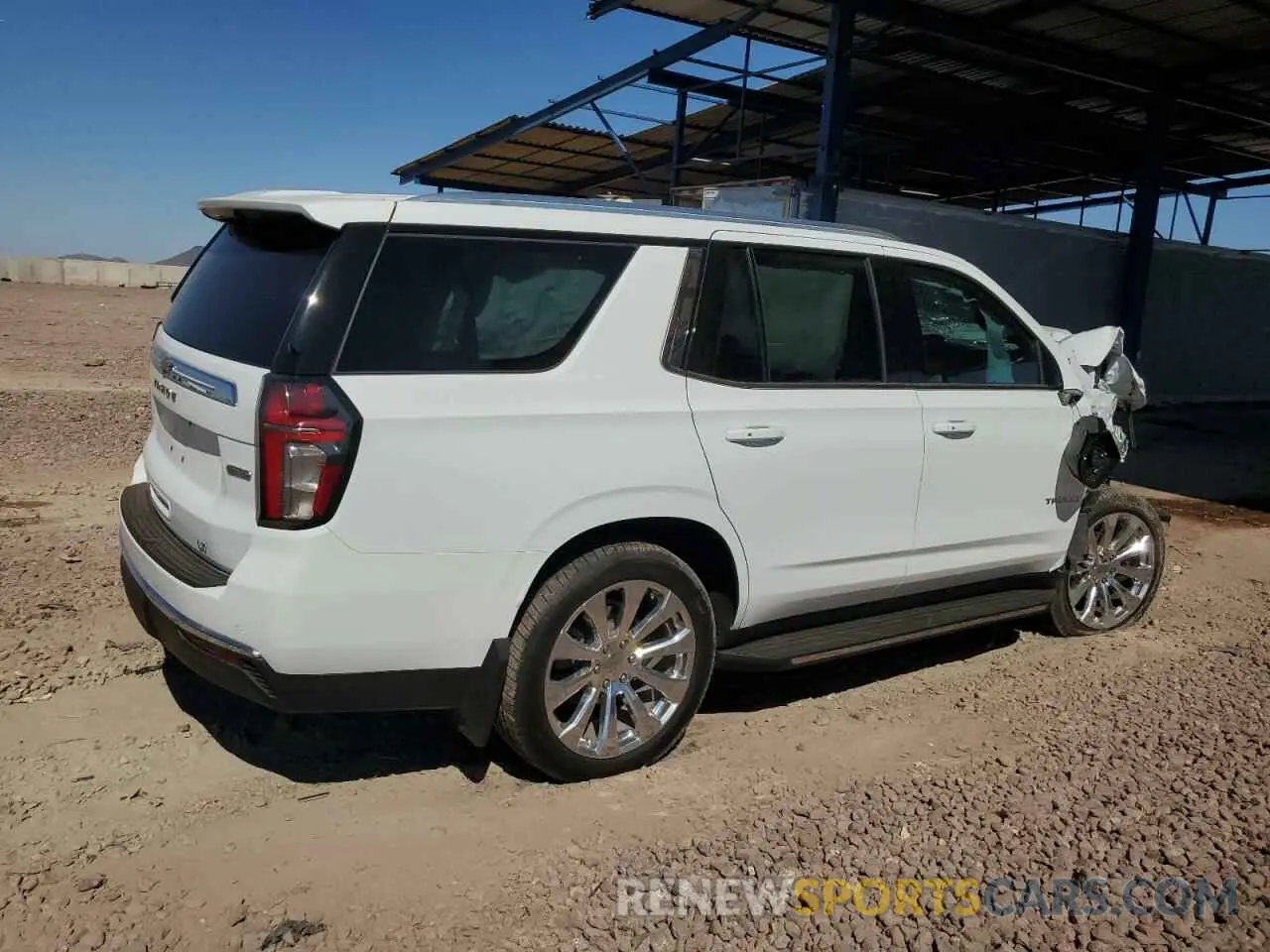 3 Photograph of a damaged car 1GNSKNKD8MR231429 CHEVROLET TAHOE 2021