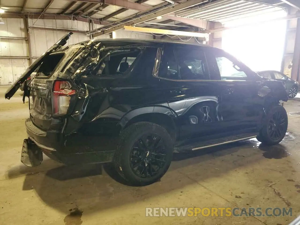 3 Photograph of a damaged car 1GNSKNKD8MR394503 CHEVROLET TAHOE 2021