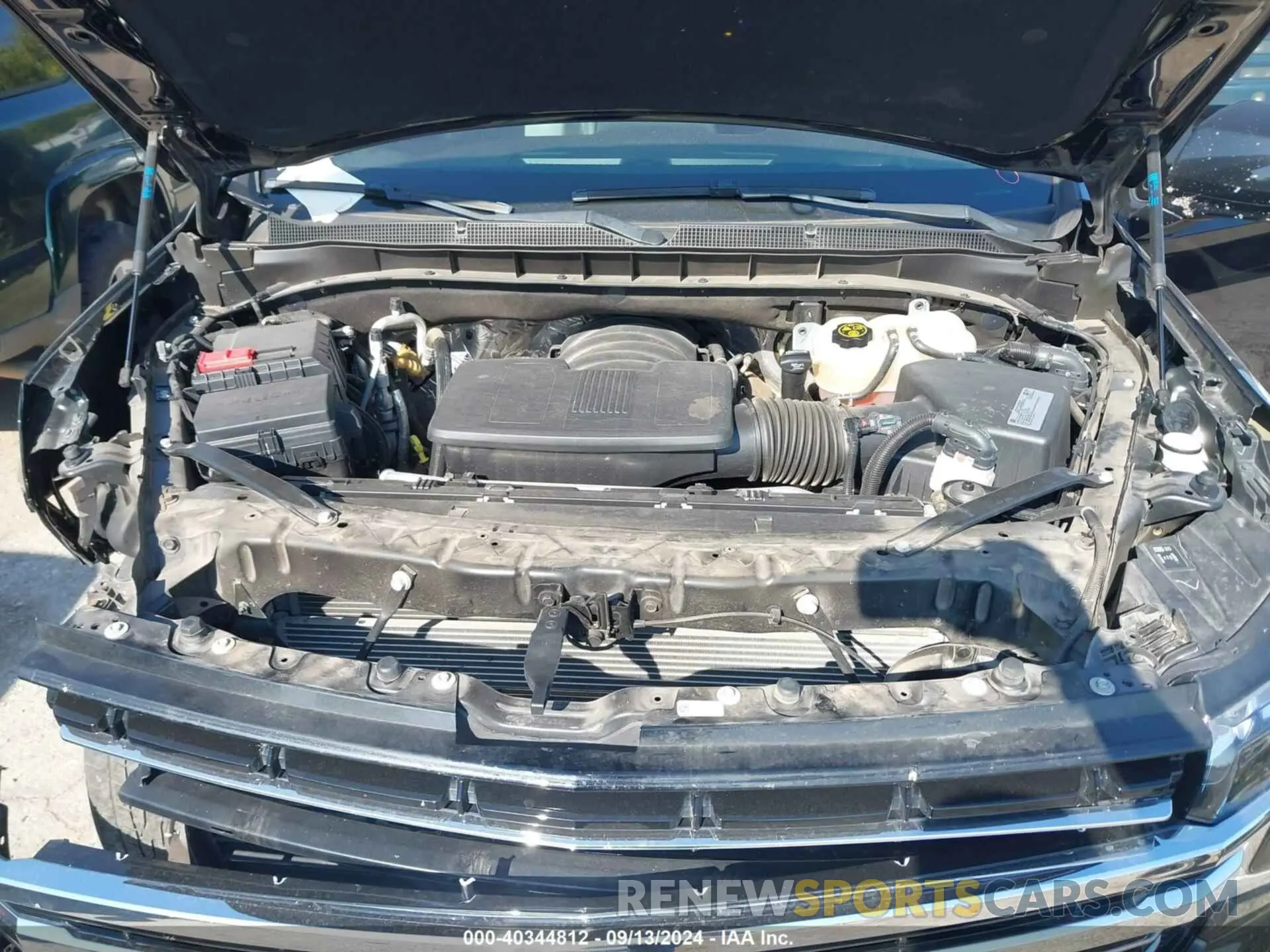 10 Photograph of a damaged car 1GNSKNKD8MR485559 CHEVROLET TAHOE 2021