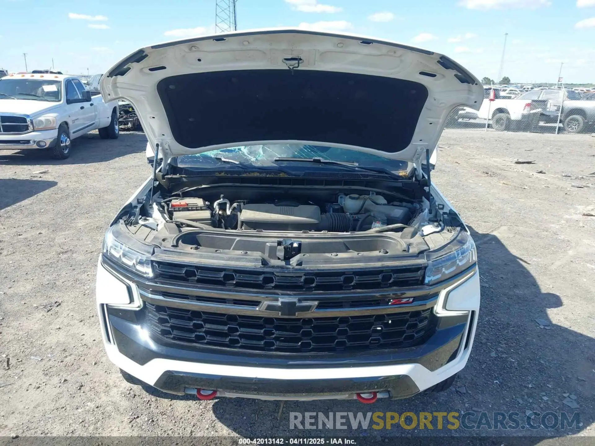 10 Photograph of a damaged car 1GNSKPKD0MR160223 CHEVROLET TAHOE 2021