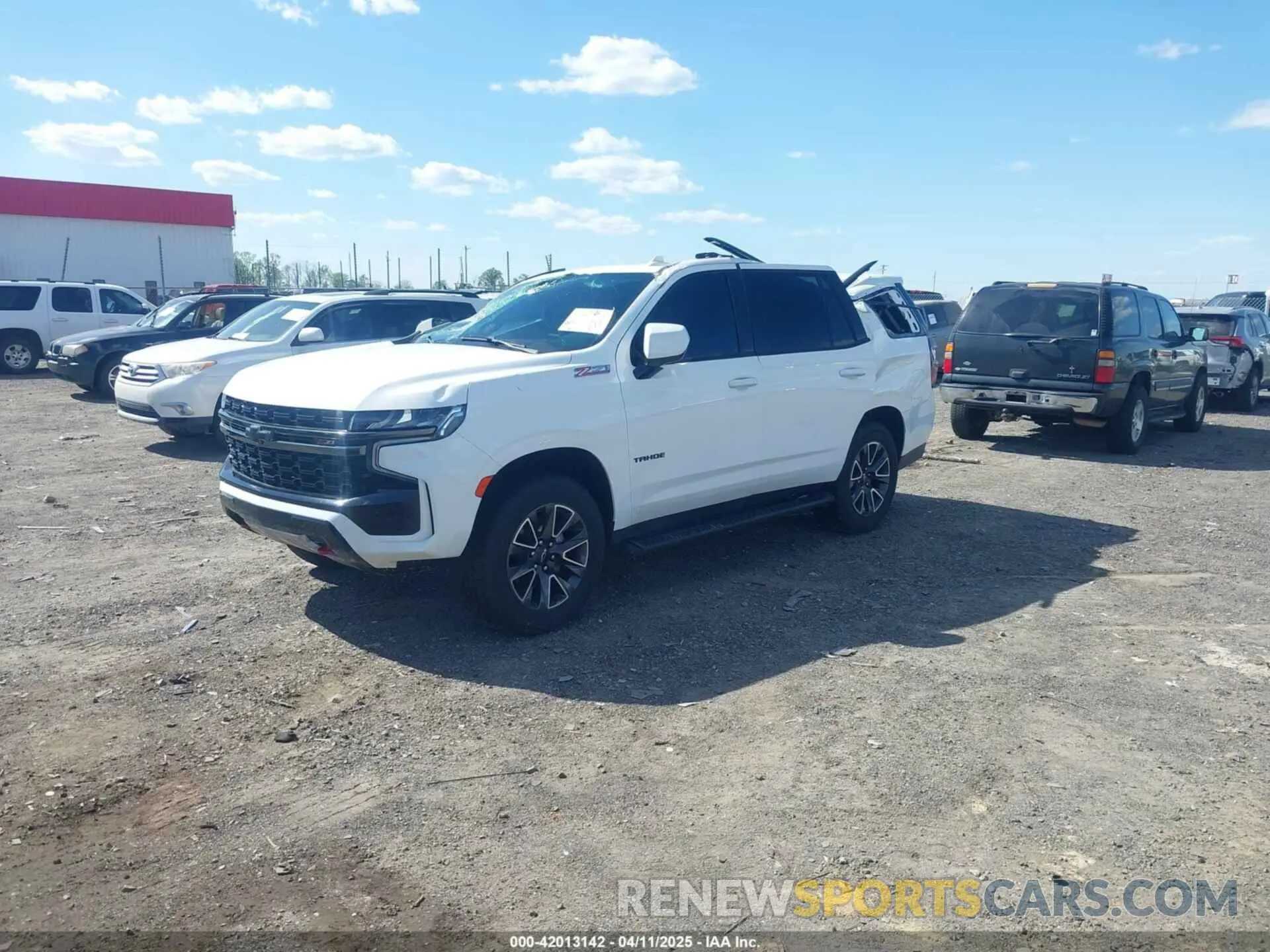 2 Photograph of a damaged car 1GNSKPKD0MR160223 CHEVROLET TAHOE 2021