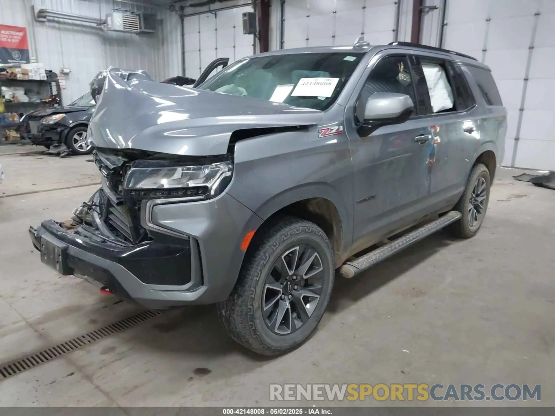 2 Photograph of a damaged car 1GNSKPKD0MR463289 CHEVROLET TAHOE 2021