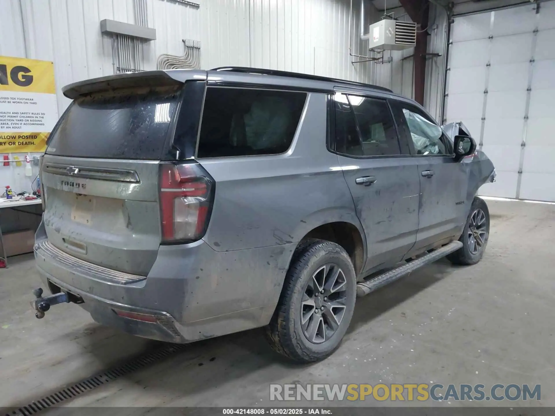 4 Photograph of a damaged car 1GNSKPKD0MR463289 CHEVROLET TAHOE 2021