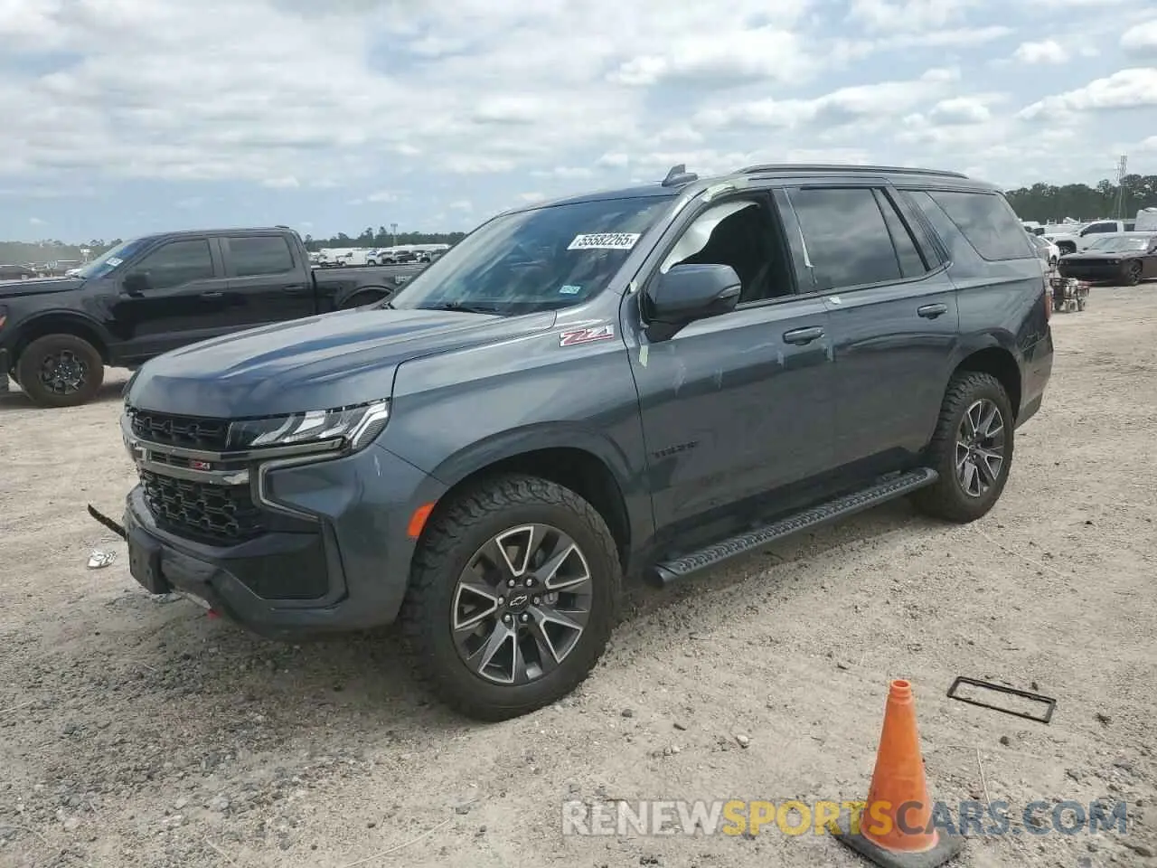 1 Photograph of a damaged car 1GNSKPKD1MR282573 CHEVROLET TAHOE 2021