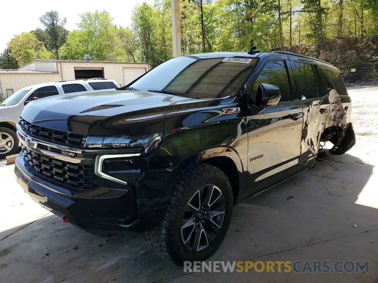 1 Photograph of a damaged car 1GNSKPKD1MR389588 CHEVROLET TAHOE 2021