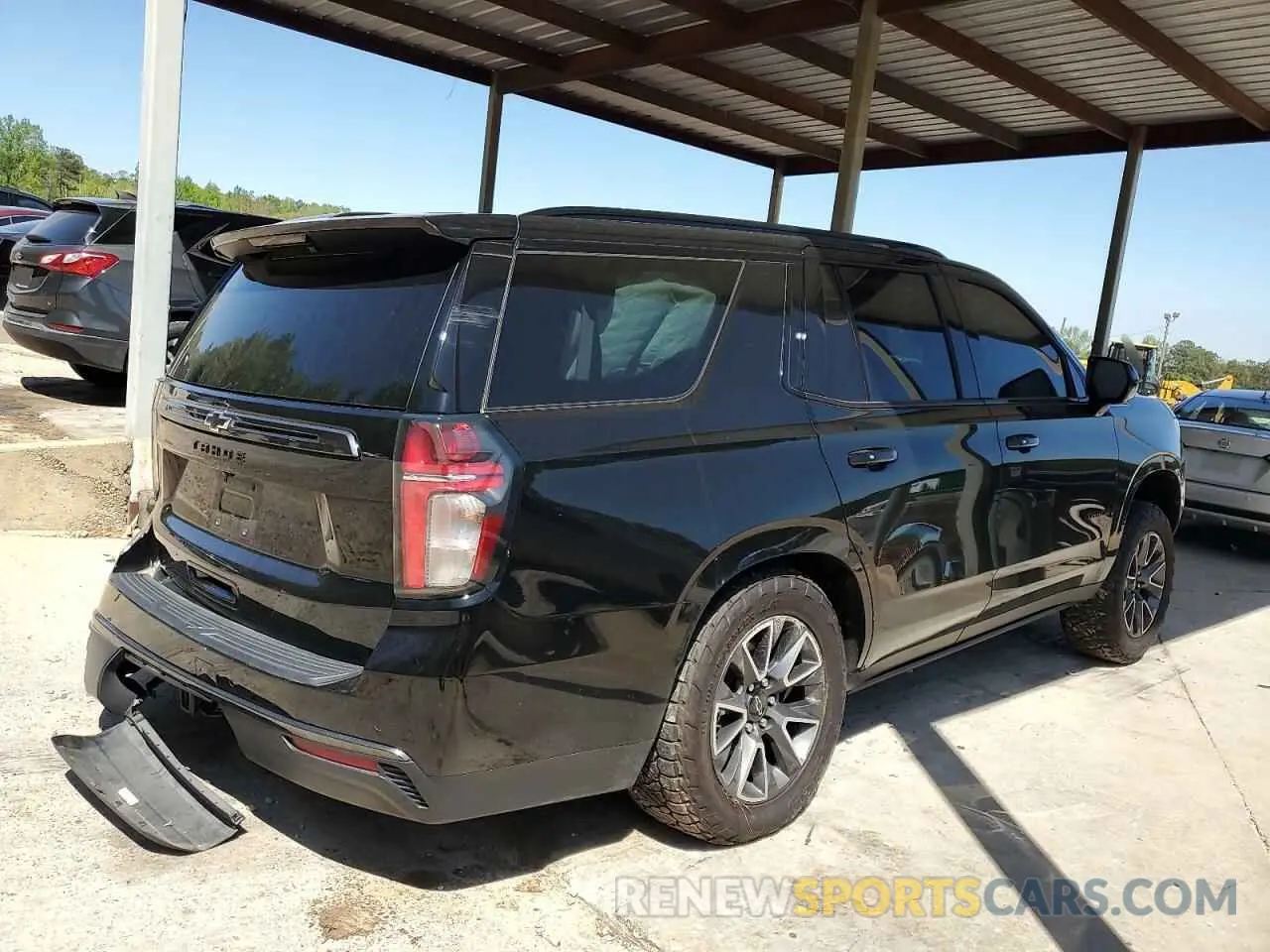 3 Photograph of a damaged car 1GNSKPKD1MR389588 CHEVROLET TAHOE 2021