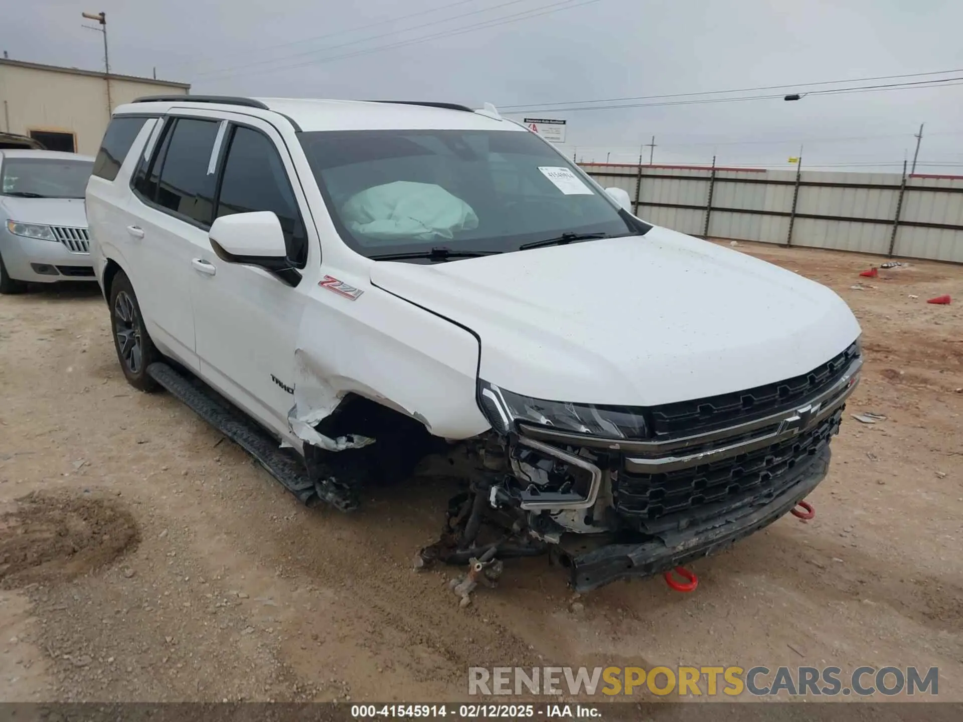 1 Photograph of a damaged car 1GNSKPKD1MR420533 CHEVROLET TAHOE 2021
