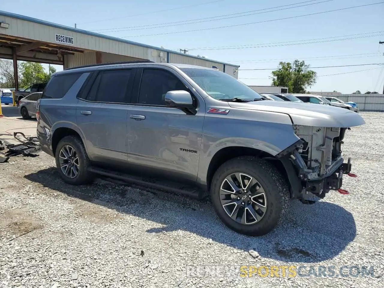 4 Photograph of a damaged car 1GNSKPKD2MR197046 CHEVROLET TAHOE 2021