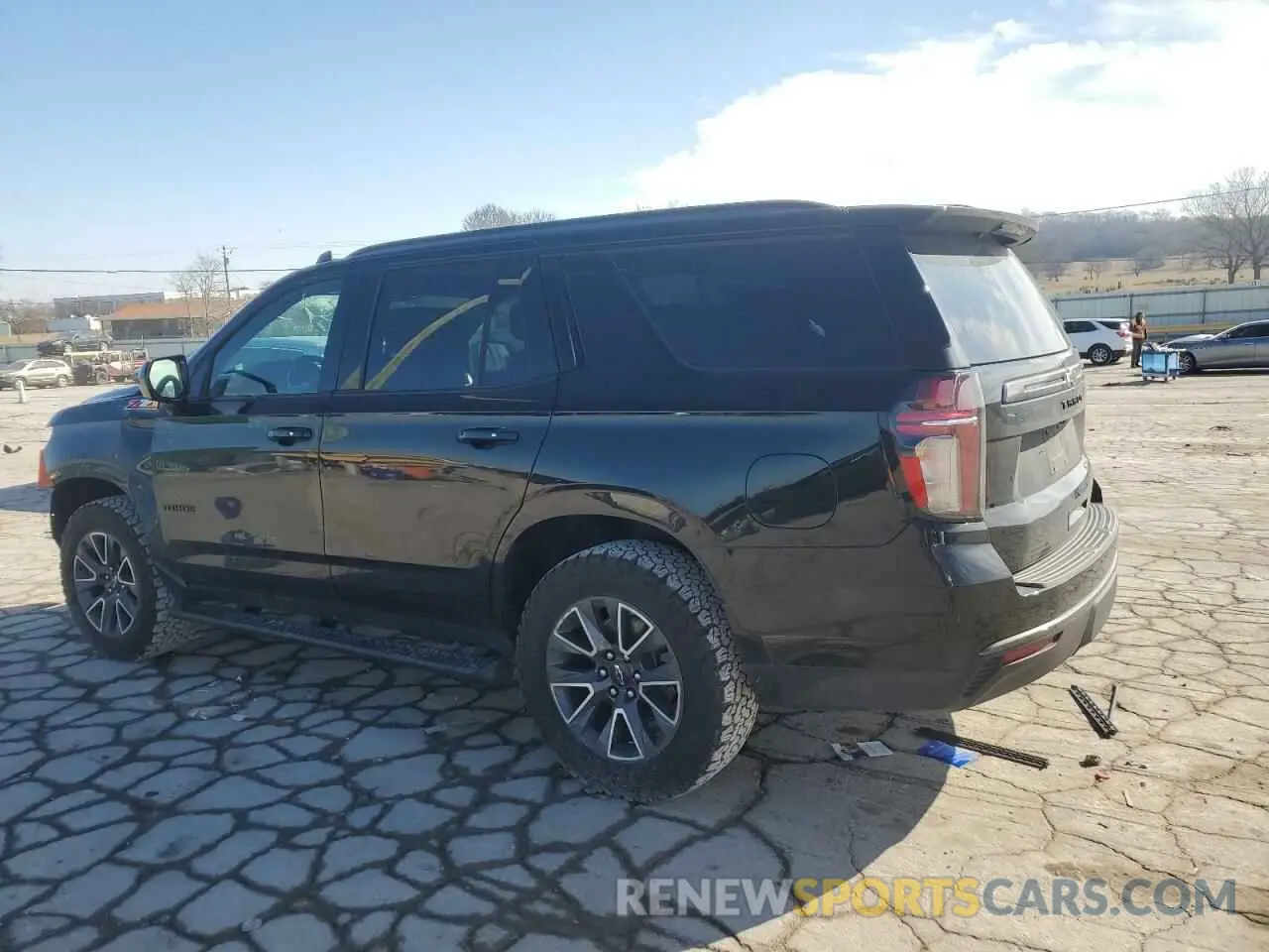 2 Photograph of a damaged car 1GNSKPKD2MR393598 CHEVROLET TAHOE 2021